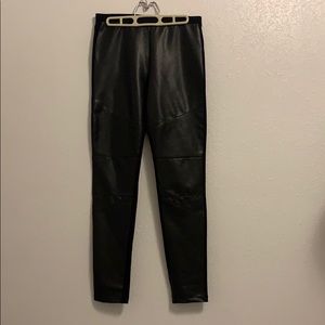 Pleather leggings